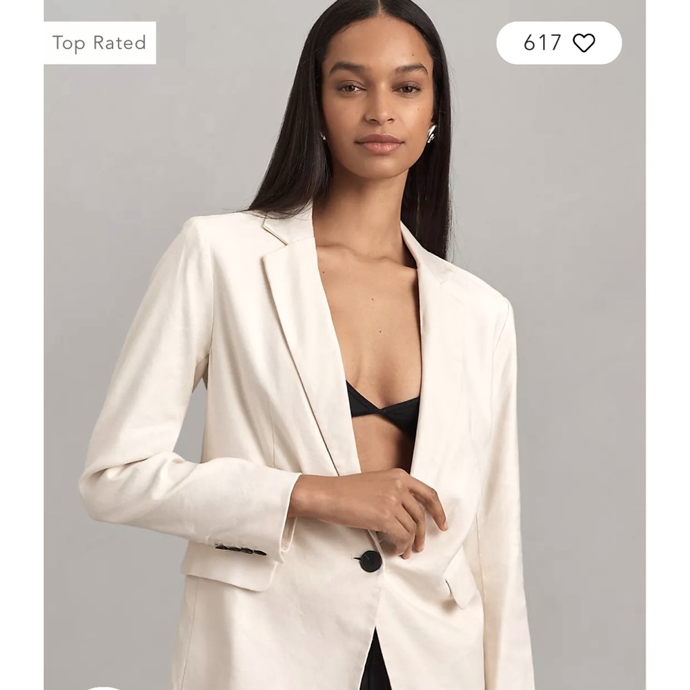 NWT white blazer